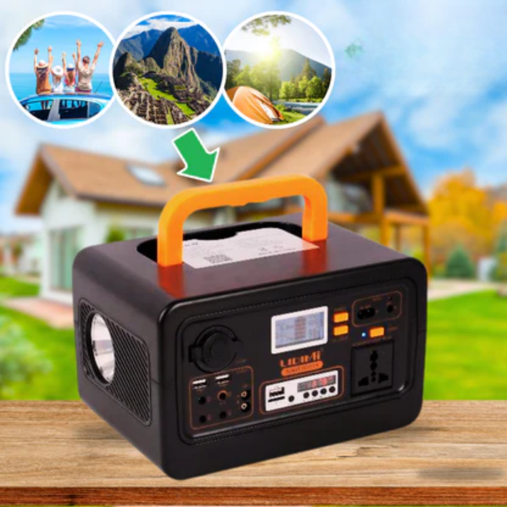 NUEVO KIT SOLAR PORTÁTIL DELUXE CON PANEL SOLAR