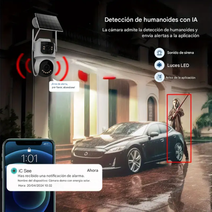 NUEVA CÁMARA PREMIUM SOLAR 4G CERBERUS 4K