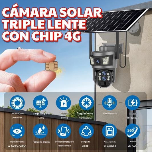 NUEVA CÁMARA SOLAR 4G OJO DE DIOS 4K